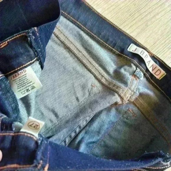 J BRAND MAMA J SIDE PANEL SUPER SKINNY MATERNITY JEANS size 27 - Picture 4 of 5